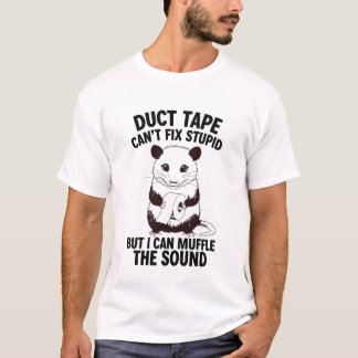 Duct Tape Kan Stomheid Niet Verhelpen Maar Ik Wel  T-shirt