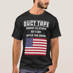 Duct-tape kan stuitbare grafische Sarcasm-Joke nie T-shirt