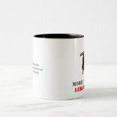 Duct tape-Man Tweekleurige Koffiemok (Center)