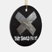 Duct-tape moet worden gefixeerd keramisch ornament (Rechts)