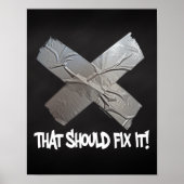 Duct-tape moet worden gefixeerd poster (Voorkant)