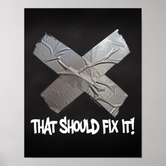 Duct-tape moet worden gefixeerd poster (Voorkant)