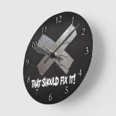 Duct-tape moet worden gefixeerd ronde klok (Hoek)