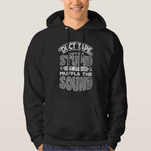 Duct tape-moffle-geluid voor slechte snoepjes hoodie