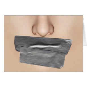 Duct Tape Mouth-Wenskaart