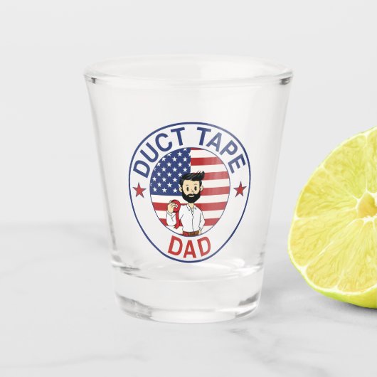 Duct Tape Papa - Shotglas Shot Glas (Voorkant)