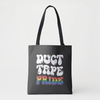 Duct Tape Pride - Boodschappentas Tote Bag