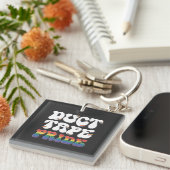 Duct Tape Pride - Sleutelhanger (Voorkant Rechts)