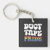 Duct Tape Pride - Sleutelhanger (Voorkant)