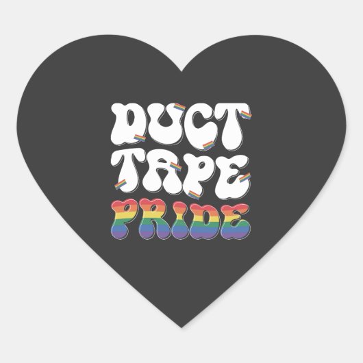 Duct Tape Pride - Stickers (Voorkant)