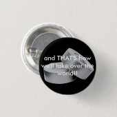 Duct tape regelt de wereld ronde button 3,2 cm (Voorkant /achterkant)