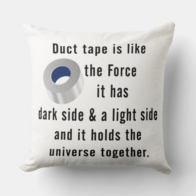 Duct Tape, technische humor Kussen (Voorkant)