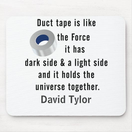 Duct Tape, technische humor Muismat (Voorkant)