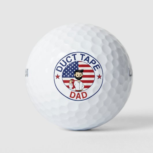 Duct Tape Vader - Golfbal Golfballen (Voorkant)
