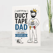 Duct Tape Vader - Vaderdag kaart (versie 7) (Voorkant)