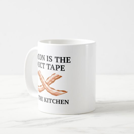Duct tape van de keuken koffiemok (Voorkant links)