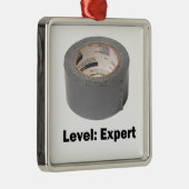 Duct-tapedeskundige Metalen Ornament (Rechts)