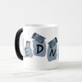 Duct tapeherhalingsteken magische mok (Voorkant links)