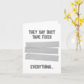 Duct tapekaart krijgt een snelle kaart (Gele Bloem)