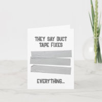 Duct tapekaart krijgt een snelle kaart