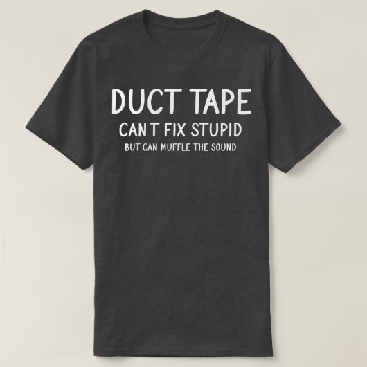 Duct tapekant, statisch t-shirt (Design voorkant)