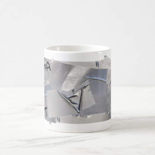 Duct tapekoffie-Mok - opa zal het bevestigen Koffiemok (Center)