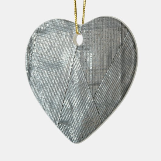 Duct tapeliefde keramisch ornament (Links)