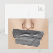 Duct tapemouth briefkaart (Voorkant / Achterkant)