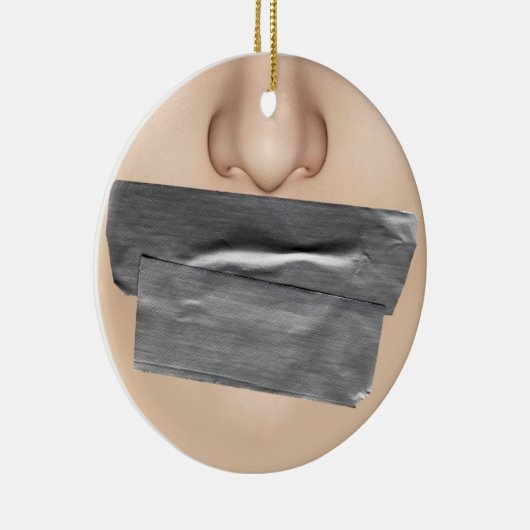 Duct tapemouth keramisch ornament (Rechts)