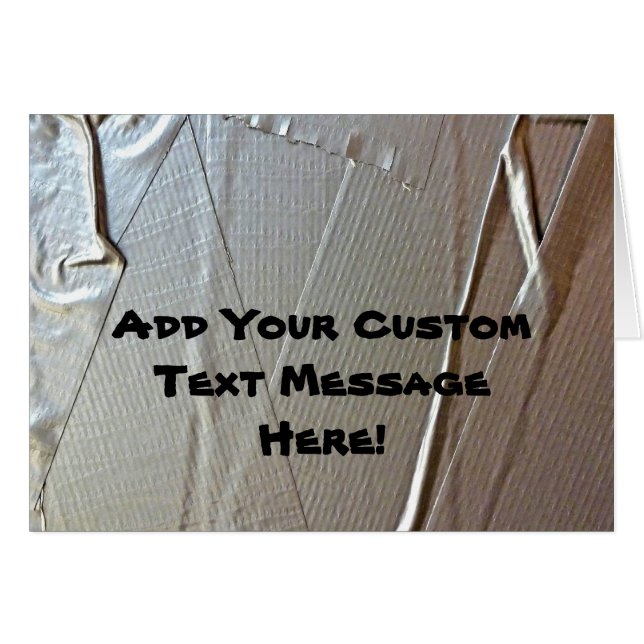 Duct tapeuiterlijk (Voorkant Horizontaal)