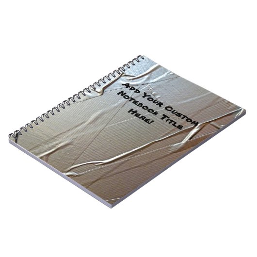 Duct tapeuiterlijk notitieboek (Linkerzijde)