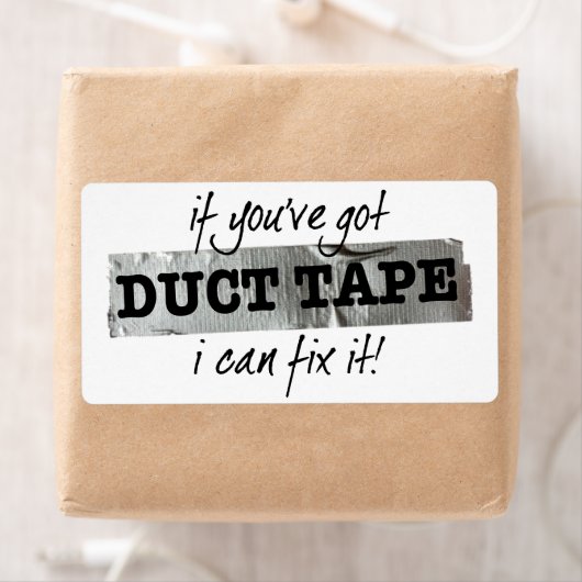Duct tapewisselaar IT-Humor Etiket (Insitu)