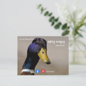 ductie van de geweldige immobiliënbank briefkaart (Staand voorkant)