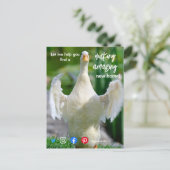 ductie van de geweldige immobiliënbank briefkaart (Staand voorkant)