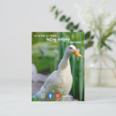 ductie van de geweldige immobiliënbank briefkaart (Staand voorkant)