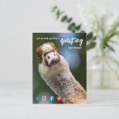 ductie van de geweldige immobiliënbank briefkaart (Staand voorkant)