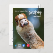 ductie van de geweldige immobiliënbank briefkaart (Voorkant / Achterkant)