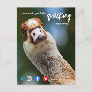 ductie van de geweldige immobiliënbank briefkaart