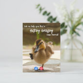 ductie van de geweldige immobiliënbank briefkaart (Staand voorkant)