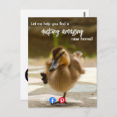 ductie van de geweldige immobiliënbank briefkaart (Voorkant / Achterkant)