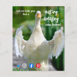 ductie van de geweldige immobiliënbank flyer