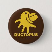 DUCTOPUS-toets Ronde Button 5,7 Cm (Voorkant)