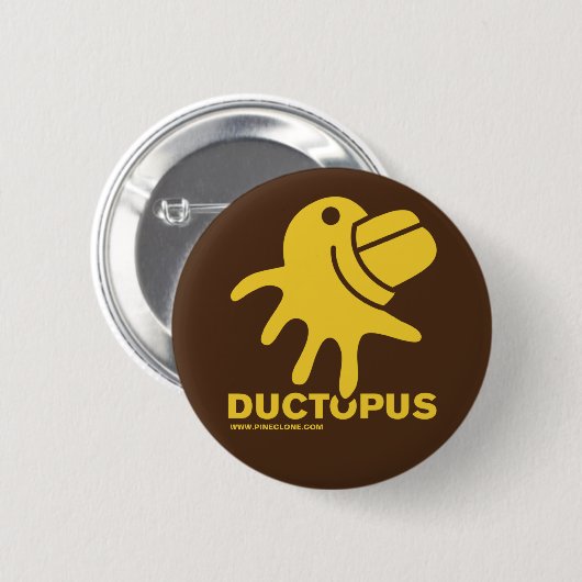 DUCTOPUS-toets Ronde Button 5,7 Cm (Voorkant /achterkant)