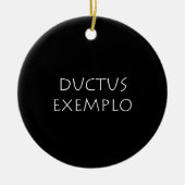 Ductus voorbeel keramisch ornament (Voorkant)