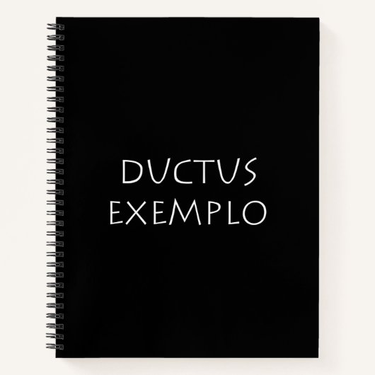 Ductus voorbeel notitieboek (Voorkant)