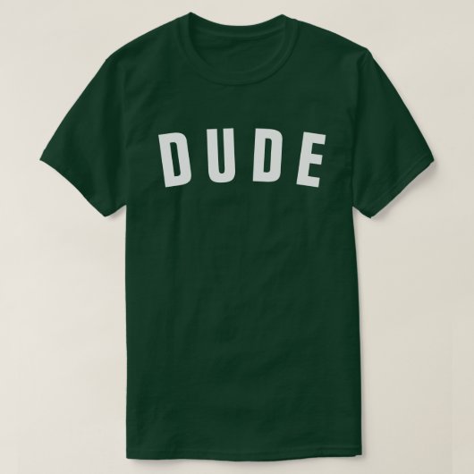 DUDE 1980 Slang Retro T Shirt (Design voorkant)