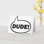 DUDE-1 KAART (Gele Bloem)