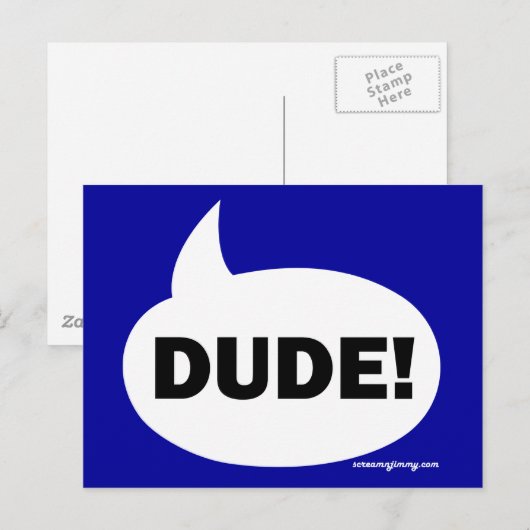 DUDE 1b Briefkaart (Voorkant / Achterkant)