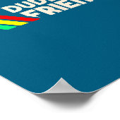 Dude I Said Friendly Funny Gamer Saying Men Women  Poster (Hoek)