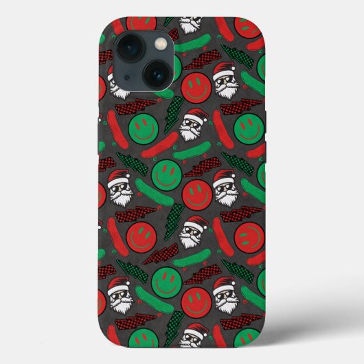 Dude Jolly Seamless Pattern Cell Hoesje (Achterkant)